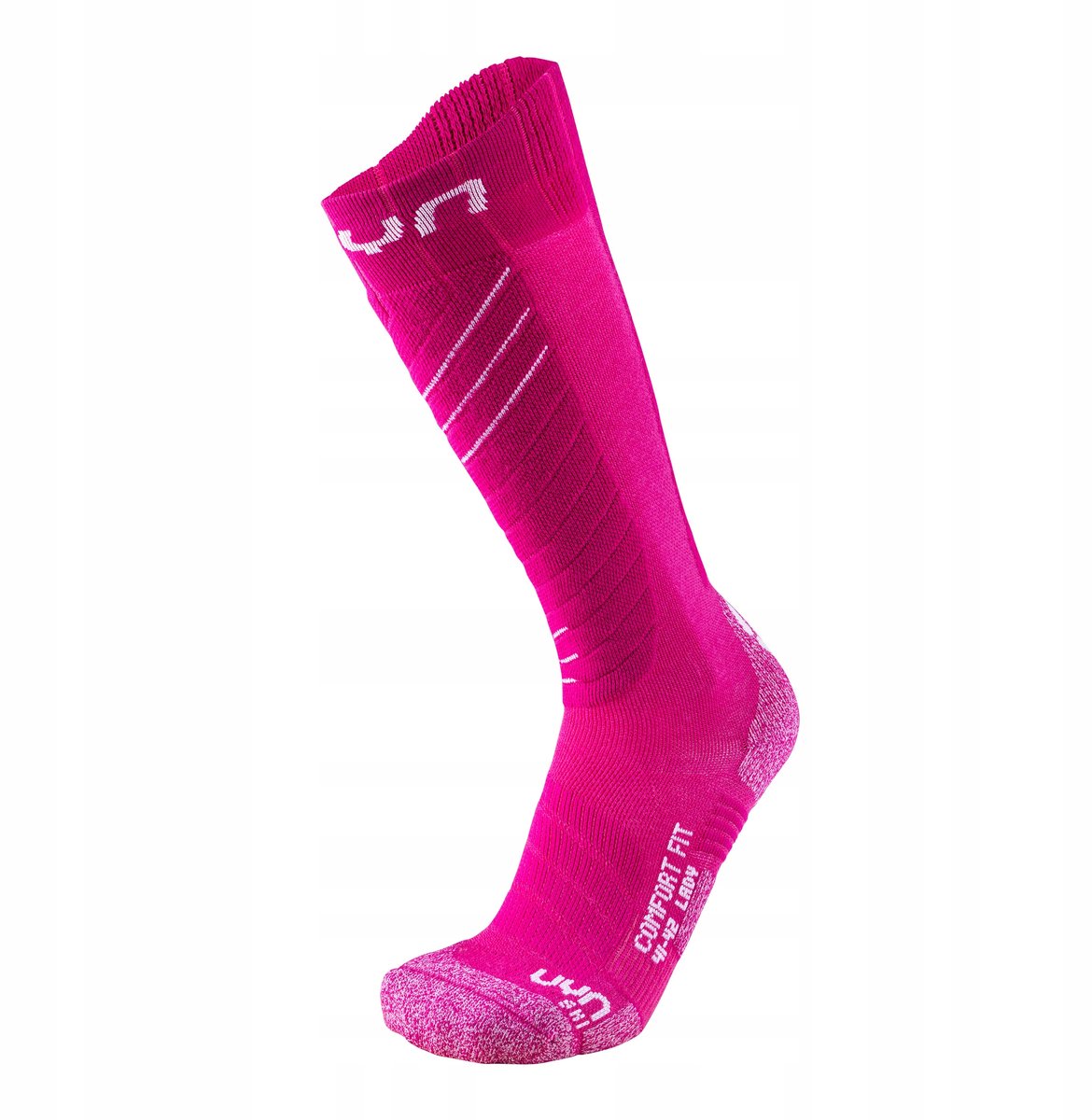 UYN Comfort Fit Dames Skisokken Roze