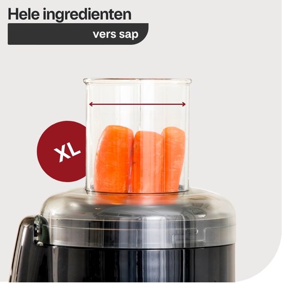 Magimix Juice Expert 3 - 400 W - Professionele motor - 30 jaar motorgarantie - Zwart/Mat Chroom van Magimix — afbeelding 2