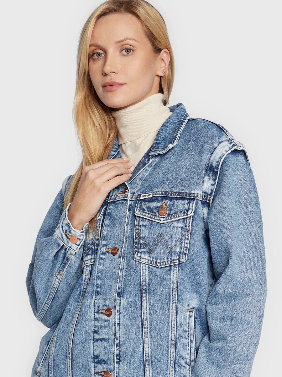 Wrangler Jacket CHER XS Blauw