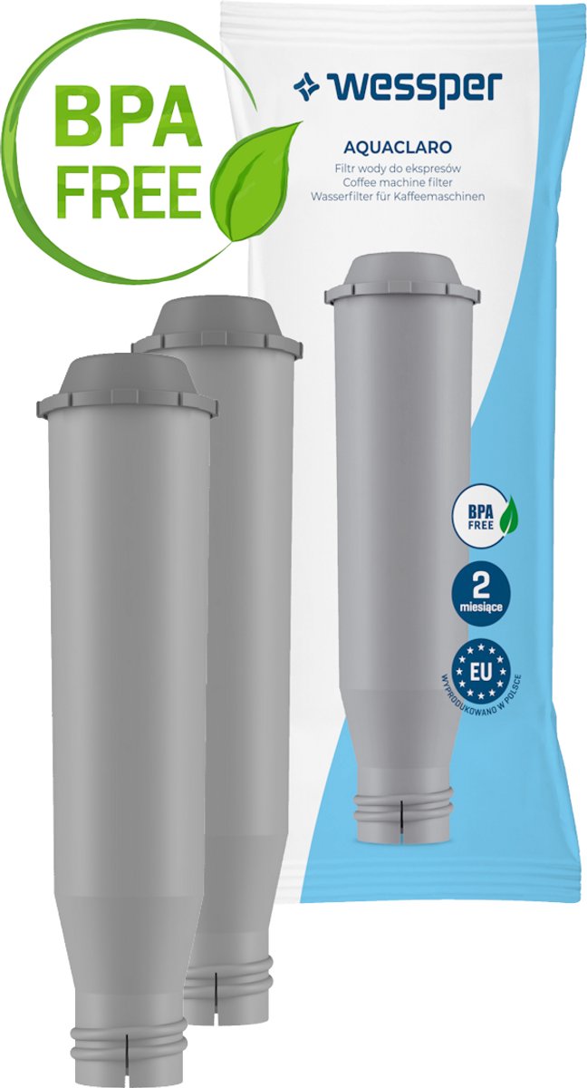 Waterfilter voor Melitta - Krups- Gaggenau - Neff - Nivona - F08801 - F088 - TZ6003 - NIRF700 - TZ60003 - 2 Stuks