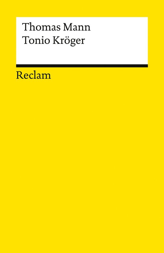 Reclams Universal-Bibliothek - Tonio Kröger - cover