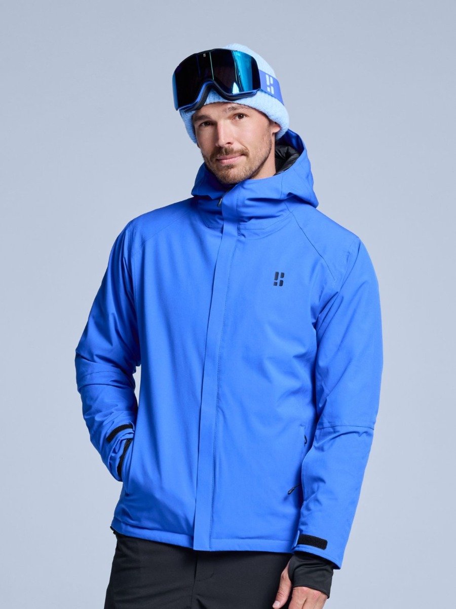 Poederbaas Ski-jas Heren Arctic 2L Insulated Ballpoint Blauw
