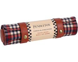 Pendleton Red Black Check Pattern Chess & Checkers