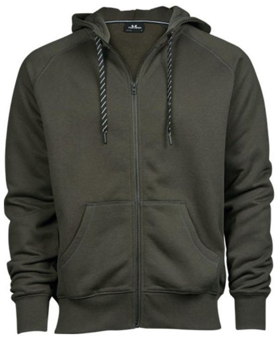 Tee Jays - Fashion Hoodie met rits - Deep Green maat L