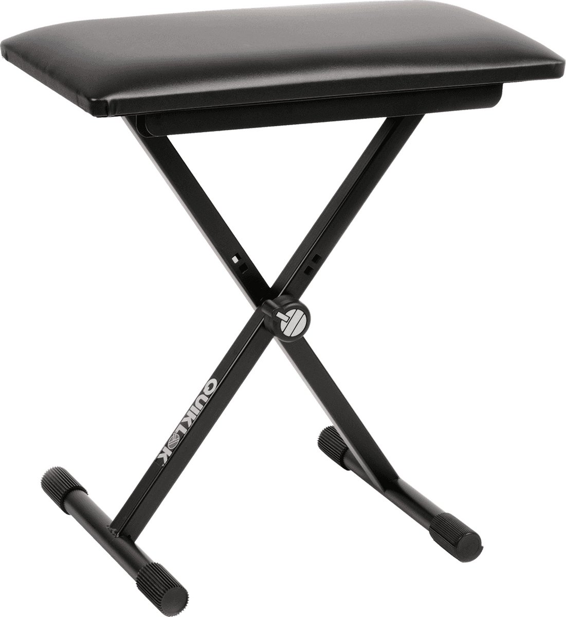 QUIKLOK BX9 Keyboard Bank – Verstelbaar 445-545 mm, Compact Kussen, Kunstleer