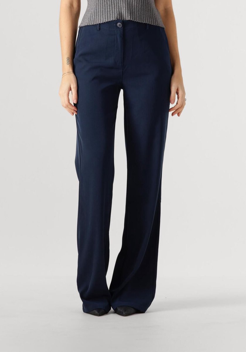 Ydence Pants Solange Tall Broeken Dames - Donkerblauw - Maat S TALL