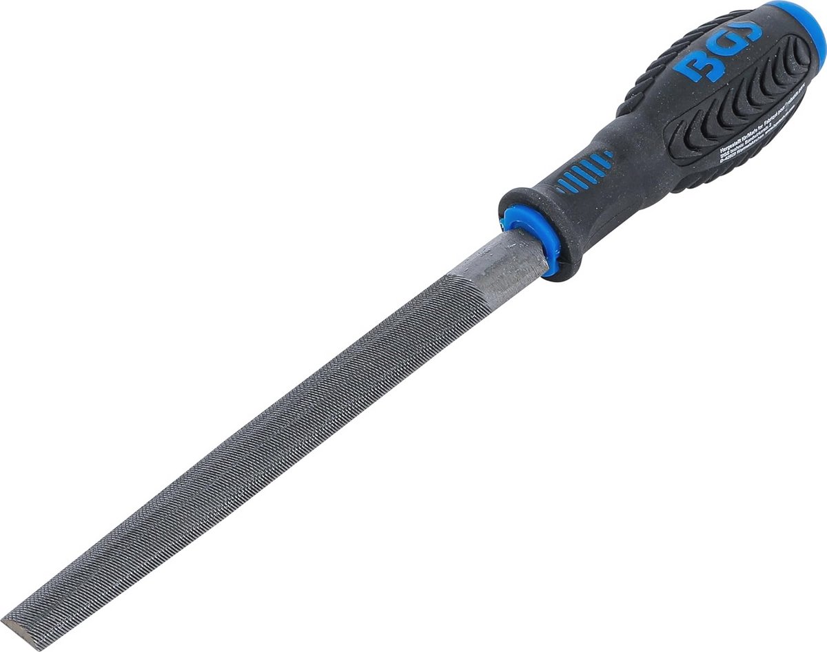 Werkplaatsvijl Halfrond 150 mm – Universeel Toepasbare Vijl met Slipvaste Handgreep