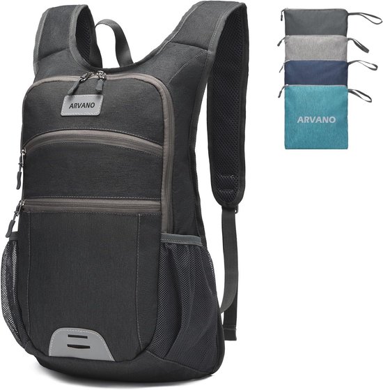 Arvano Opvouwbare Wandelingrugzak – 10L, Lichtgewicht, Waterbestendig – Met Reflecterende Strips, Ideaal Voor Reizen En Dagtochten