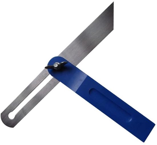 Verstelbare Timmerwerk Vierkante Schuine Gauge Schuifhoek 9 Inch Hardhout Handvat Rvs Blade Heerser T Bevel Hoek Finder Craft Bevel Tool voor Ambachtsman Carpenter Architect Engineer Houtbewerking