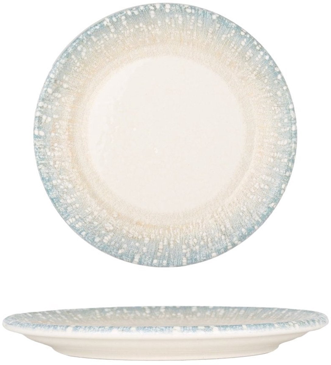 By Bone Dessertbord - Vista - Porselein - 15 cm - set van 6