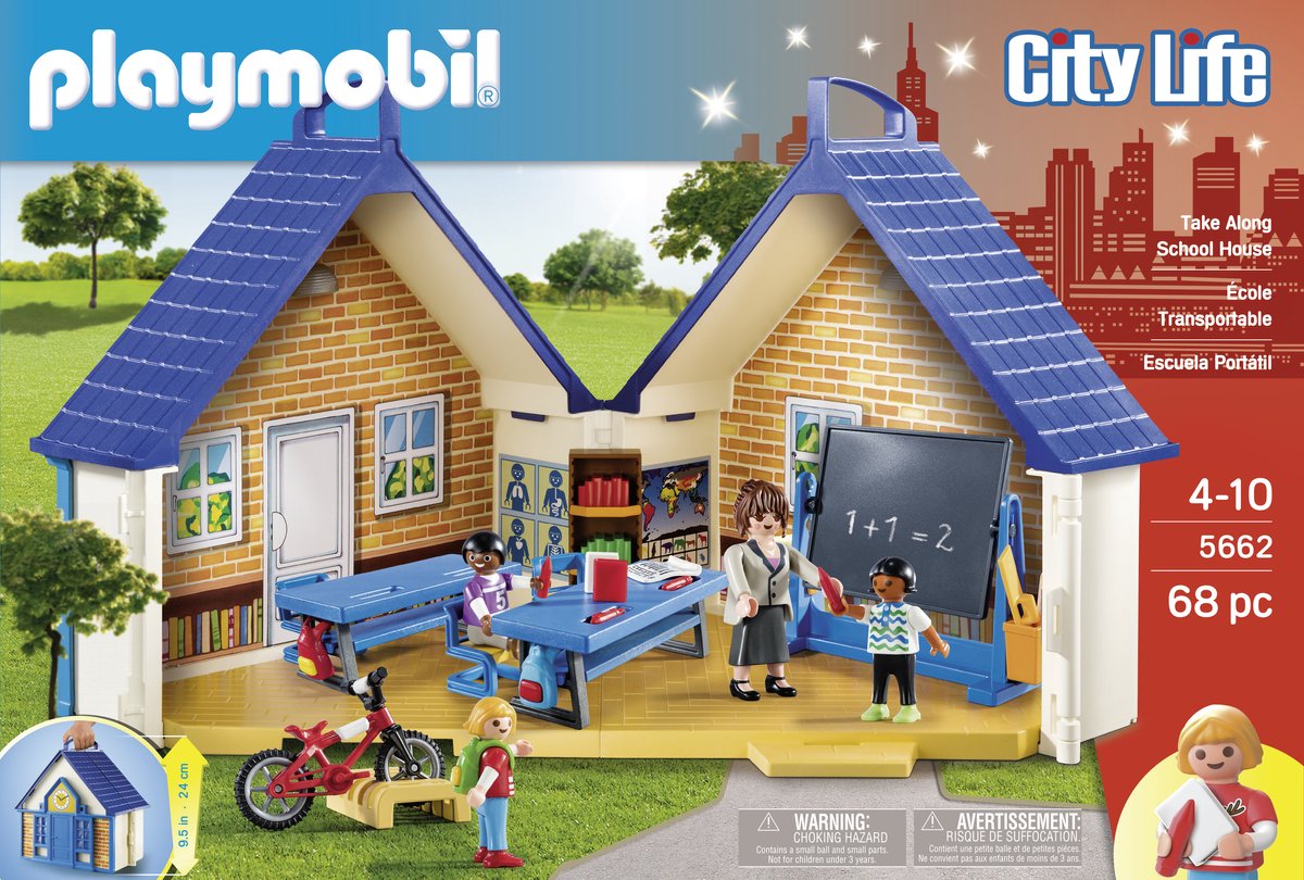 5662 Playmobil City Life Take Along School House