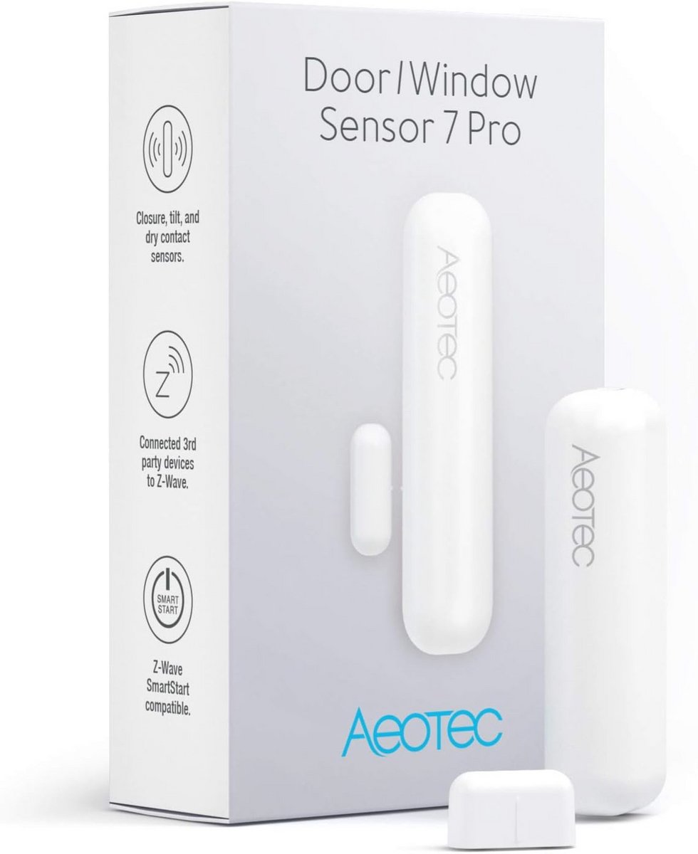 Z-Wave Plus Deur- en Raamsensor Gen 7 - Slimme Beveiliging voor Thuis