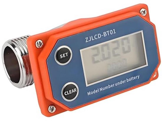 Lzs-50 (D) Vloeistofdebietmeter, type kunststof buis, zeer nauwkeurige waterdebietmeter, bereik 1-10 M³/H, geschikt voor het meten van verschillende vloeistoffen