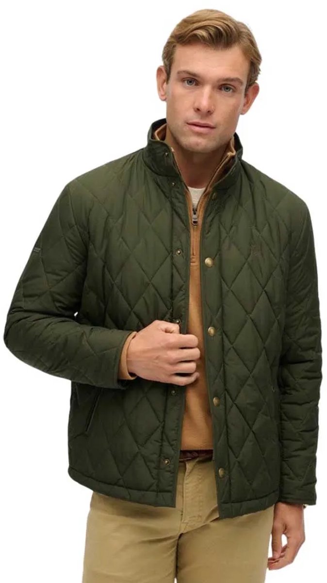 Superdry Gewatteerde Estate Country Jas Heren Gewatteerde jassen Groen