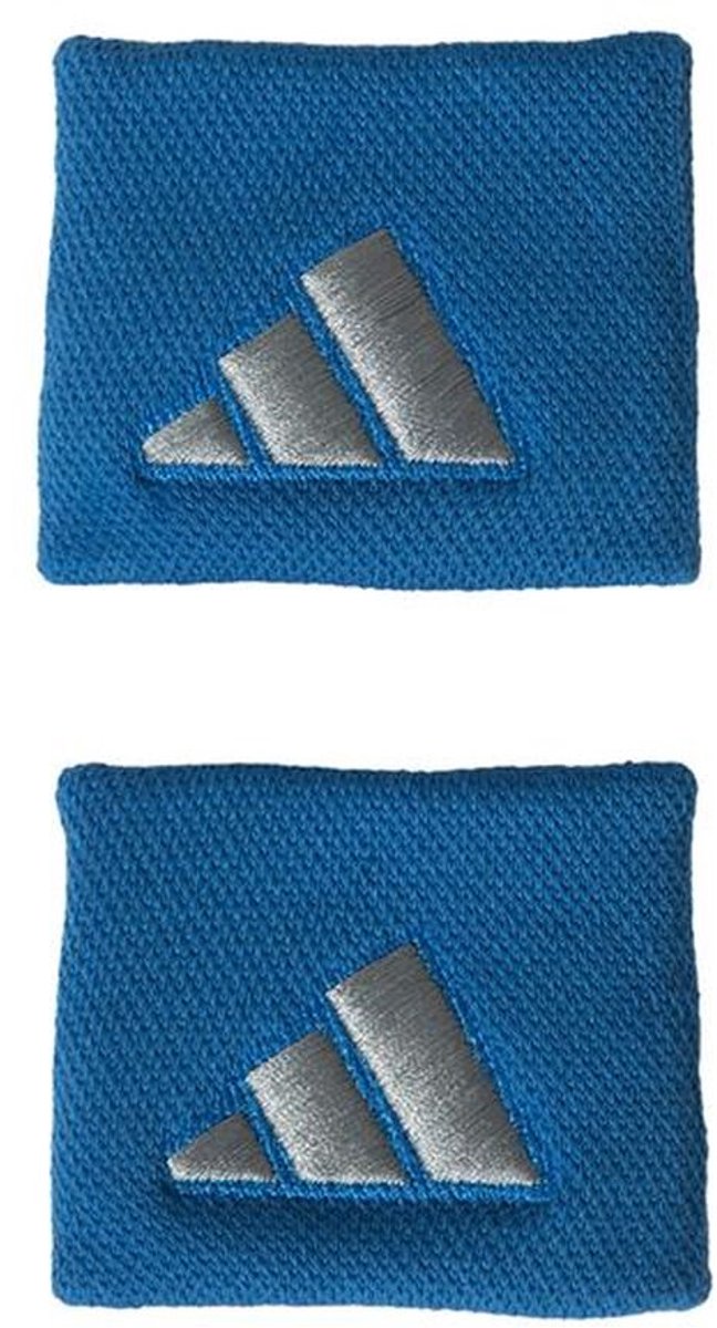 Sportarmband Adidas Wristband S x2 Blauw