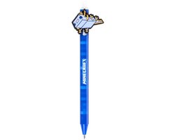 Pen - Minecraft Axolotl Blauw - Inkredible Uitwisbare Pen met PVC Minecraft Top - Blauwe Inkt