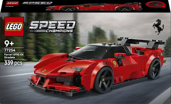 LEGO® Speed Champions Ferrari SF90 XX Stradale Sportauto - Autobouwset met 1 Minifiguur van een Coureur - Ferrari Merchandise - Bouwset voor Kinderen Vanaf 9 Jaar - Cadeautip - 77254