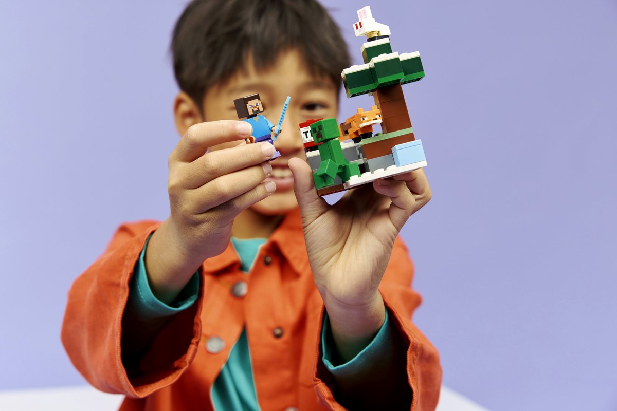 LEGO Minecraft Steve's Taiga-Avontuur Videogame Bouwpakket voor Kinderen - 21583 — afbeelding 11