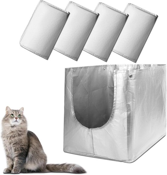 Super Grote Konijnenbak, Vierkante Dierentoilet Konijn Toilet Chinchilla Potty Trainer Cavia Strooiselbak voor Mink Eekhoorn Wezel