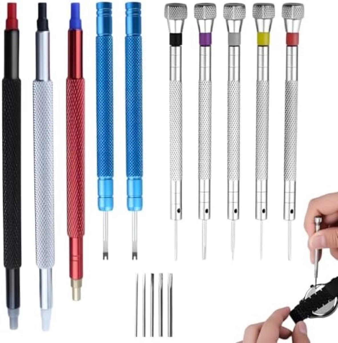 Precisie Horlogereparatie Set - 10 Delige Professionele Gereedschapskit