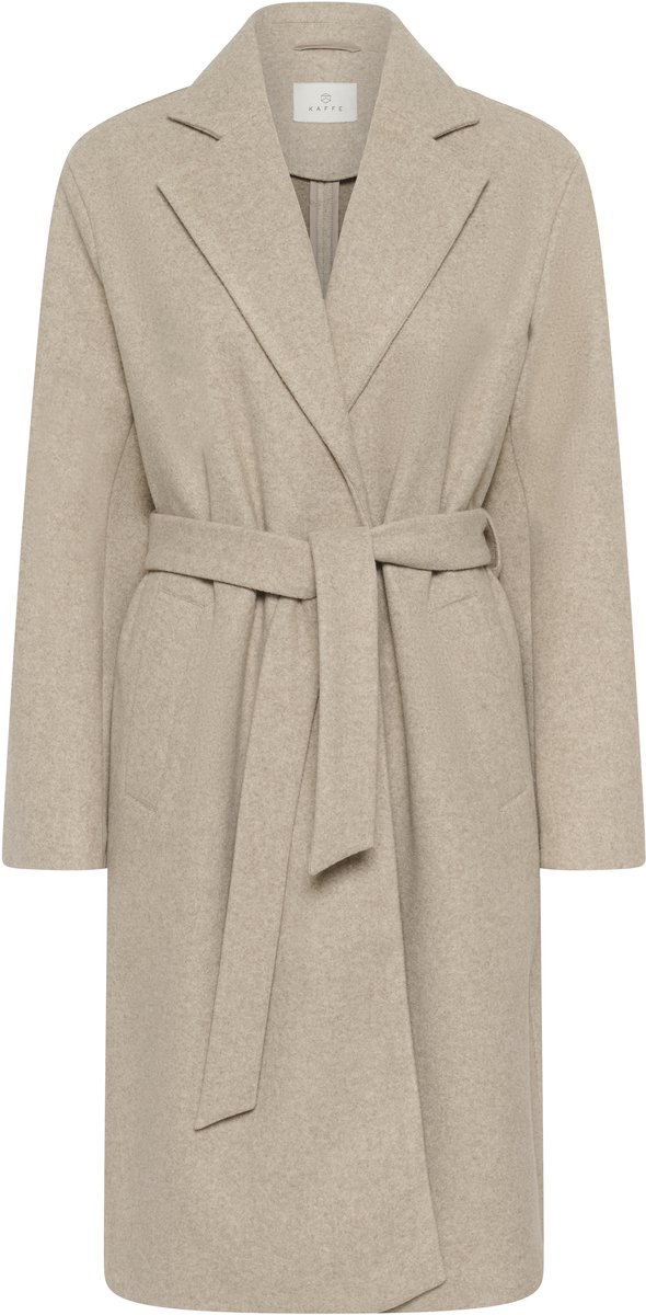 Kaffe KAsaturn Jacket Dames Jas - Beige Smoke Melange