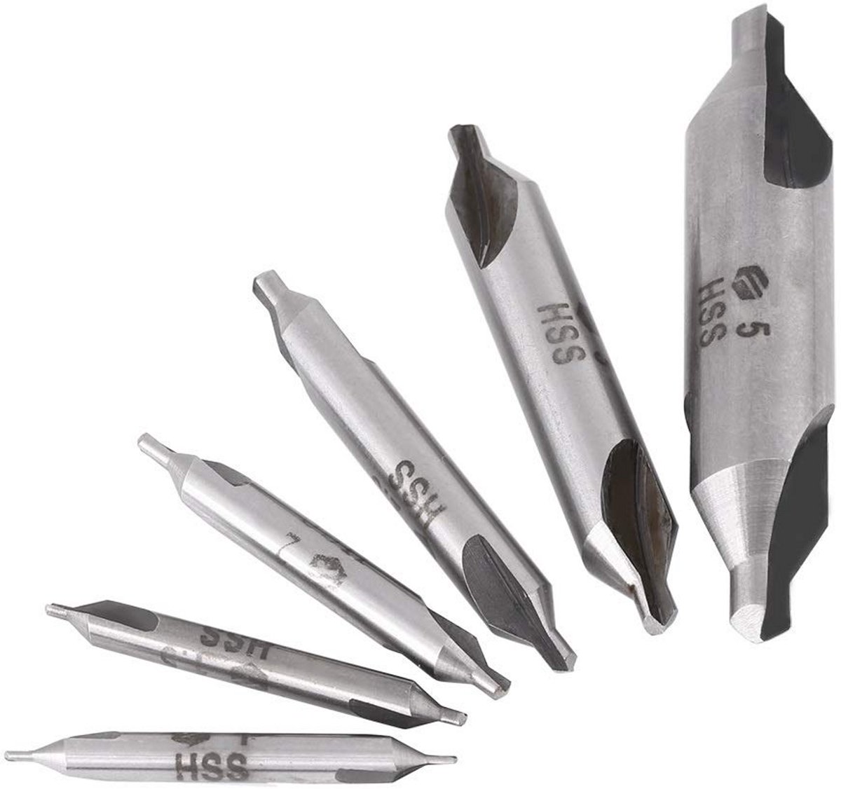 Zelfcentrerende Pusat Boortjes Set HSS 6-Delig (1/1.5/2/2.5/3/5mm) voor Metaal
