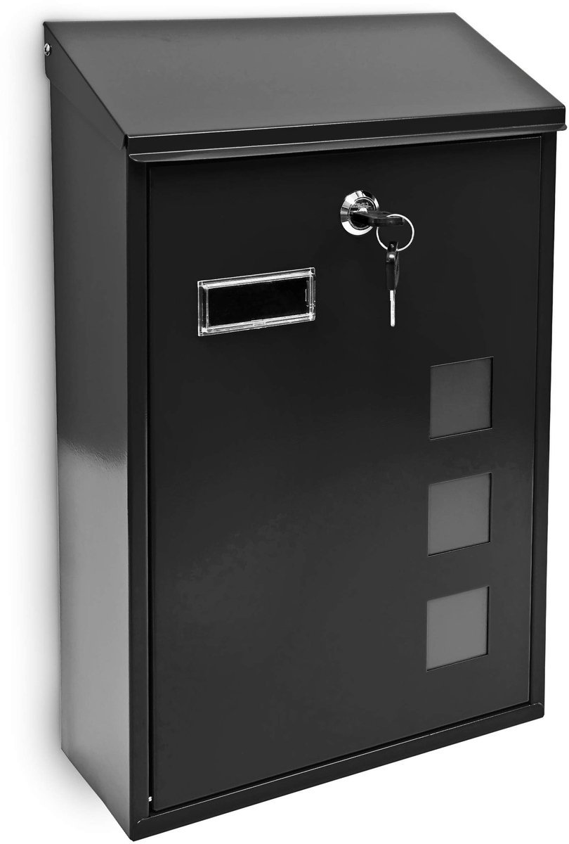 Stunq® Stijlvolle Metalen Brievenbus met Moderne Kleurkeuze en Praktische Accessoires