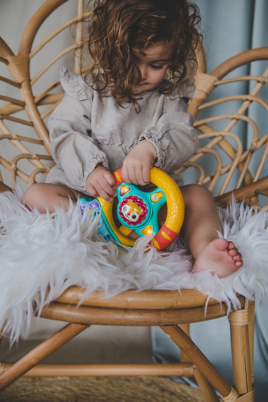 VTech Dierenvriendjes Toeter & Draai Stuurtje - Cadeau - Educatief Babyspeelgoed - Cadeau - 6 tot 36 Maanden
