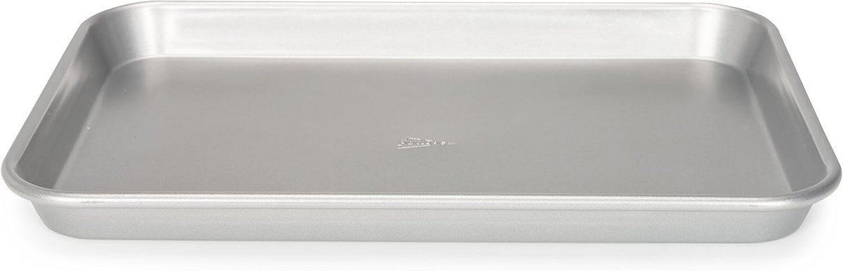 Bakplaat 34x24 cm - Gecoat staal - Afneembare rand - Robuust