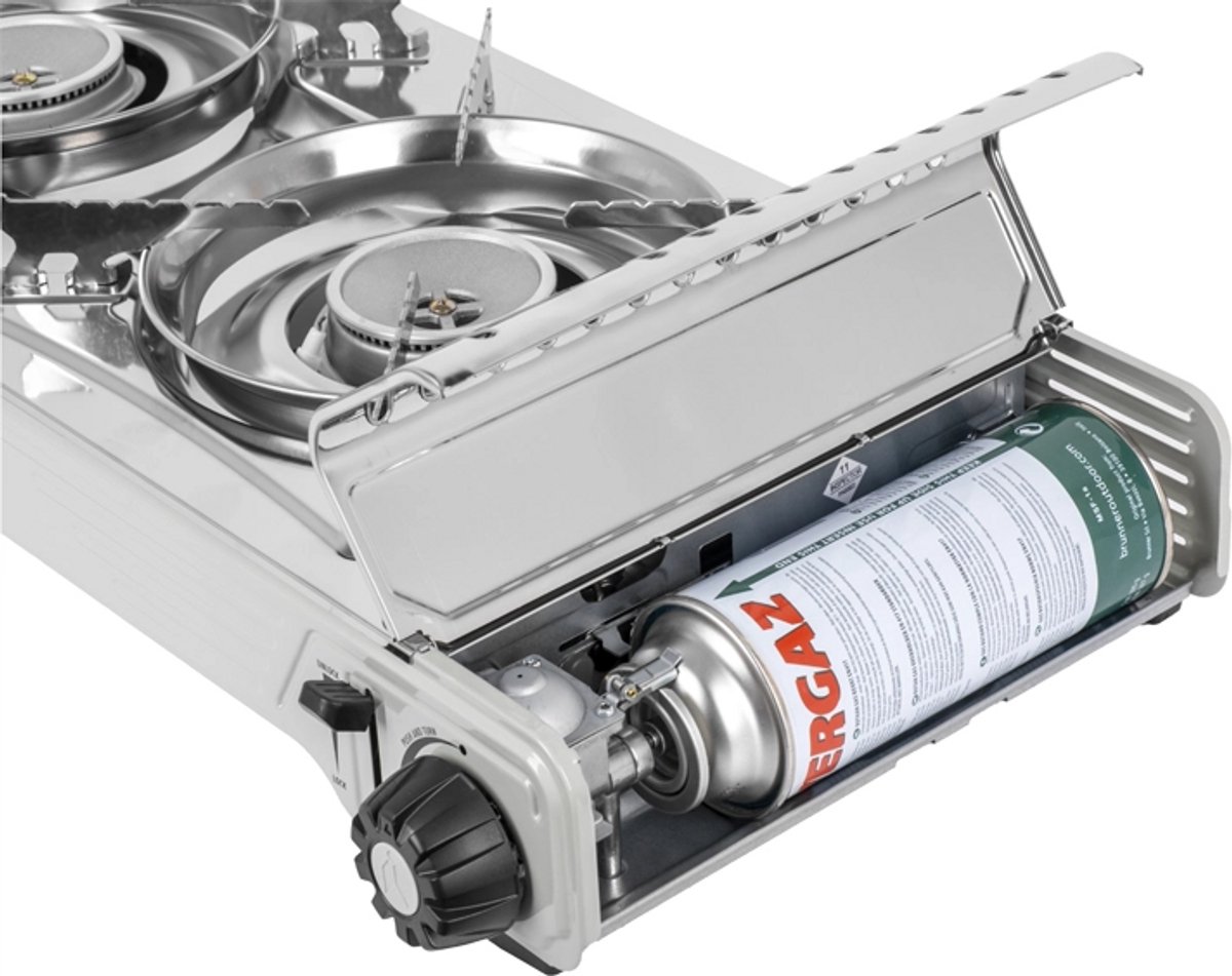 Brunner Devil Double Grill - Gas kooktoestel met grillfunctie