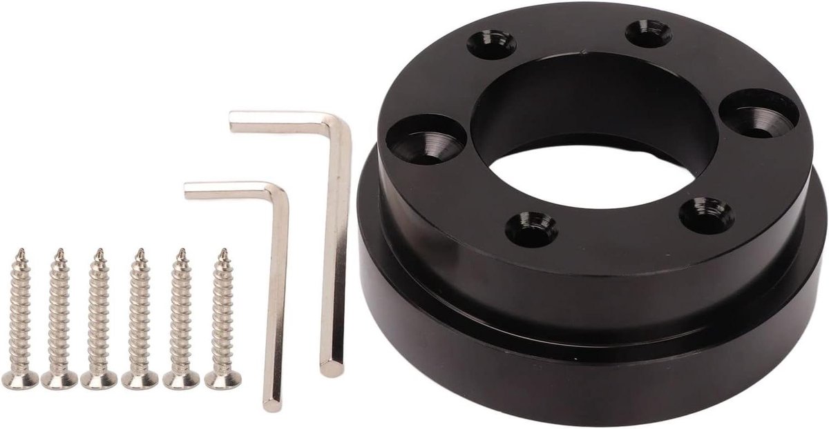 Ronte - Stuurnaaf Adapter Aluminium voor 13-14 inch Stuurwielen - Stuurwiel Adapter - Logitech Compatibel - Racing Accessoire.