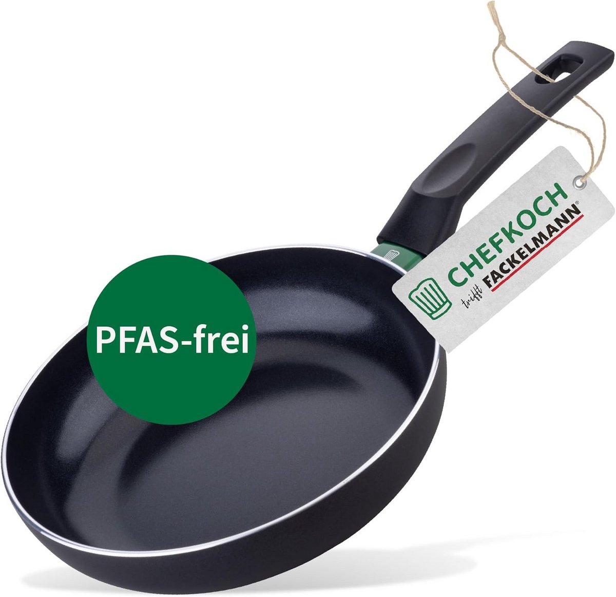 Lichte Aluminium Koekenpan met Keramische Antiaanbaklaag, 20 cm, Geschikt voor Inductie