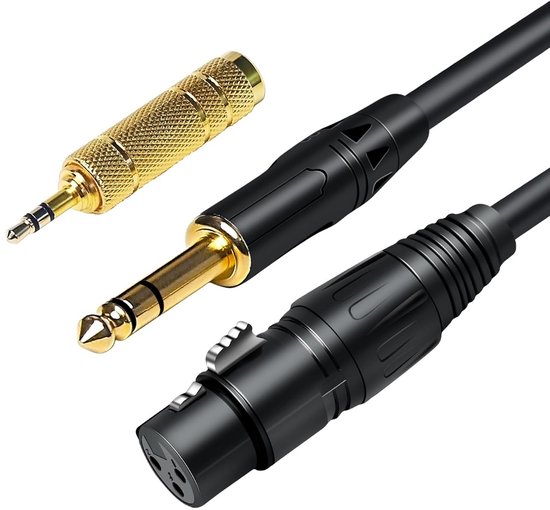 XLR naar Jack 6.35 mm | Direct leverbaar