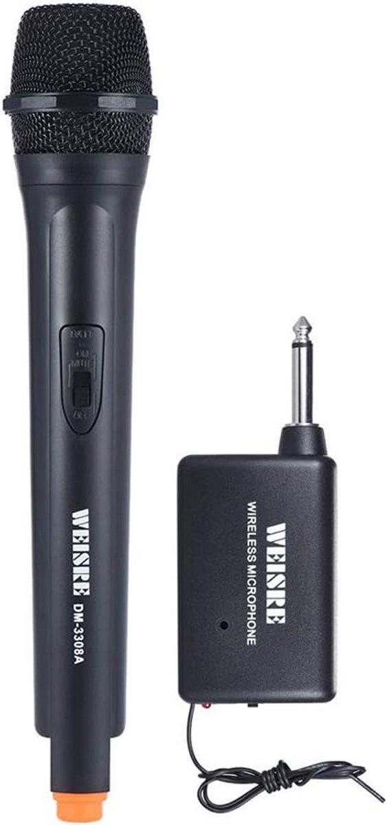 Draadloos Dynamisch Handmicrofoon voor Podium, Karaoke & Opname - Unidirectioneel - 40Hz-15kHz