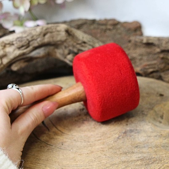 Aanslagstok rood vilt XL - 33 cm van Buffalo. — afbeelding 3