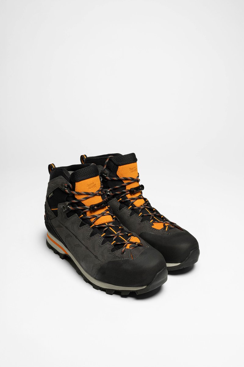 Hanwag Makra Light GTX Wandelschoenen Heren Asphalt 42 Oranje