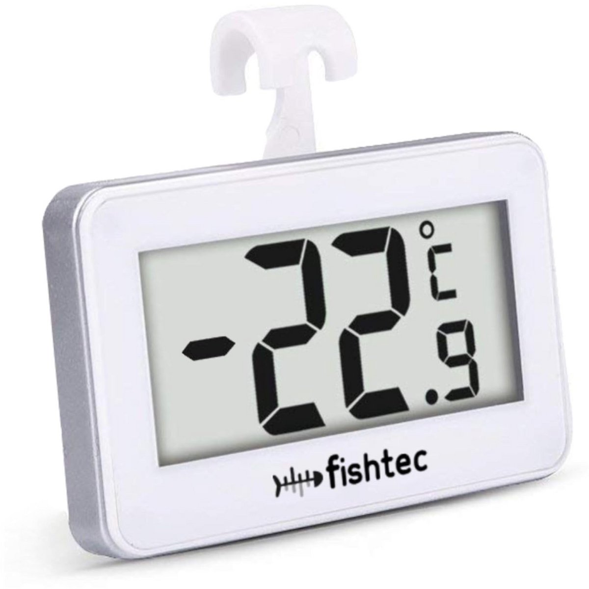 Elektronische koelkastthermometer met groot LCD-display en drie bevestigingsmogelijkheden