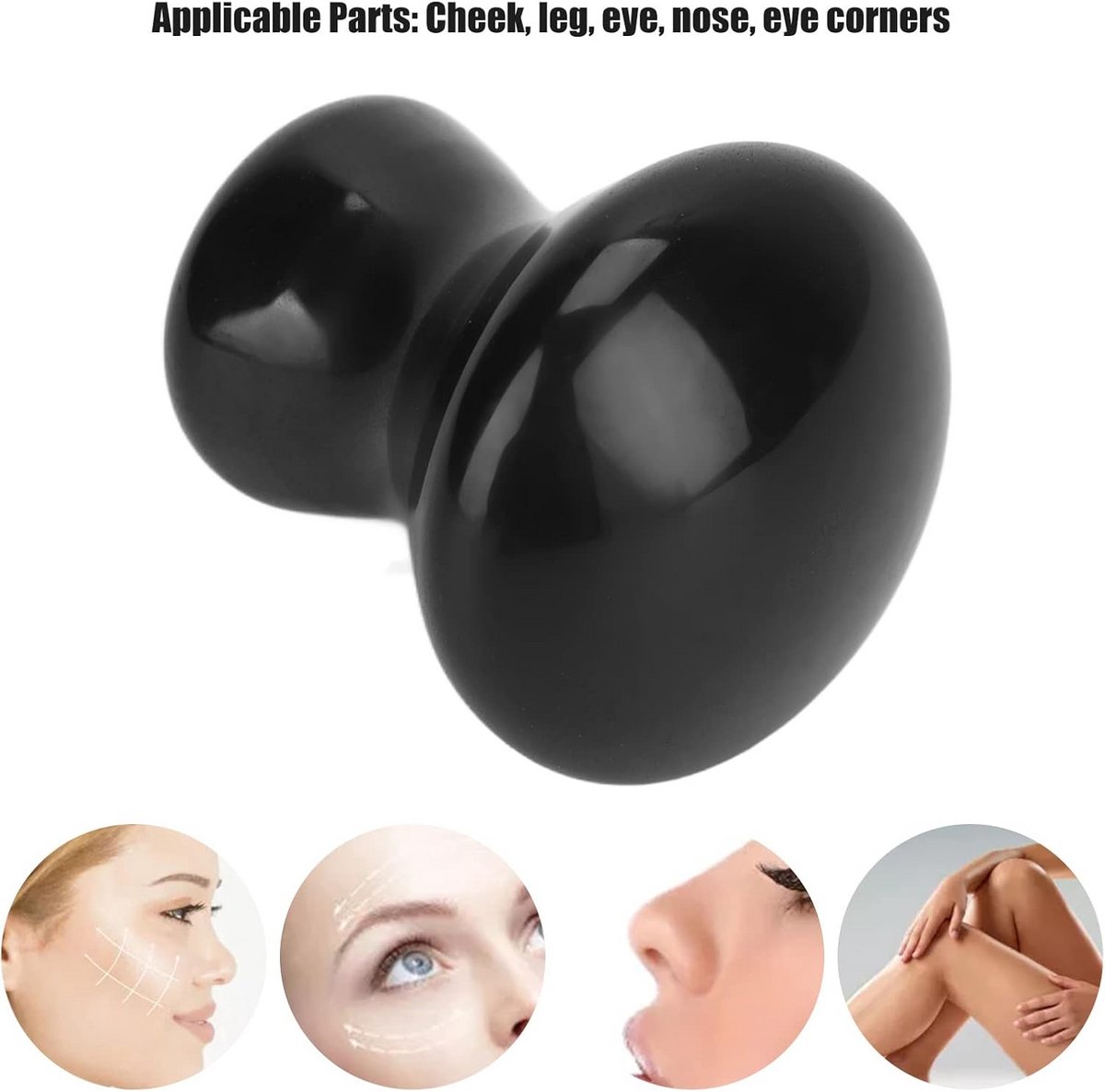 Gua Sha Set Gezichtsmassage Rollers Hoofdvorm Voor Huidverzorging en Anti-Aging
