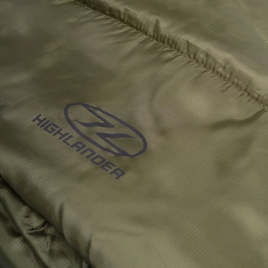 Highlander Forces mummyslaapzak Defender 450 -7°C - Groen van Merkloos — afbeelding 3