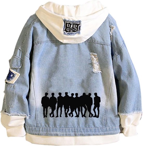 Blauwe Hoodie Sweatshirt Unisex Met Capuchon Heren Bedrukbaar Original 1