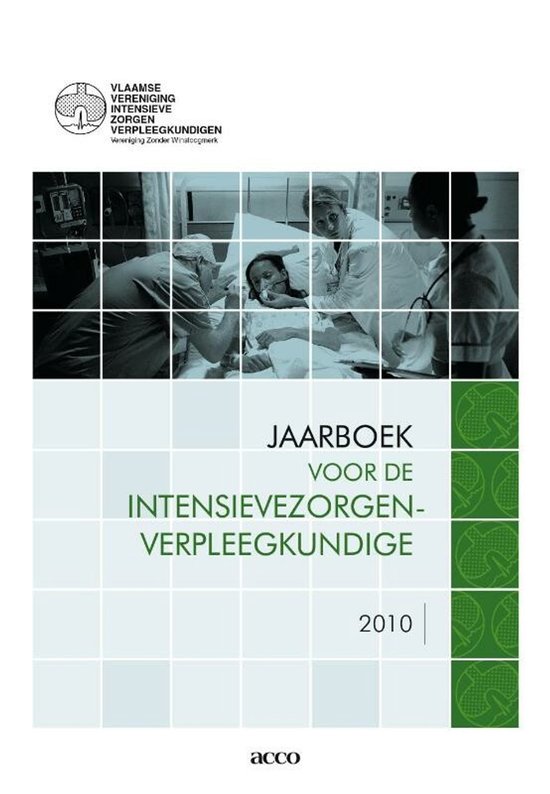 Jaarboek Voor De Intensievezorgenverpleegkundige 2010 / 2010 - cover