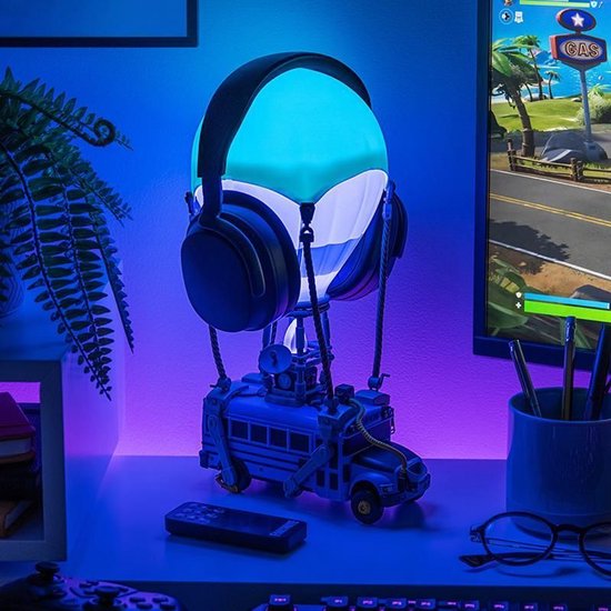 Fortnite Battle Bus Diorama Light - Officieel Gelicentieerde Kleurveranderende Gaming Lamp met Koptelefoonhouder- Paladone van Paladone — afbeelding 5