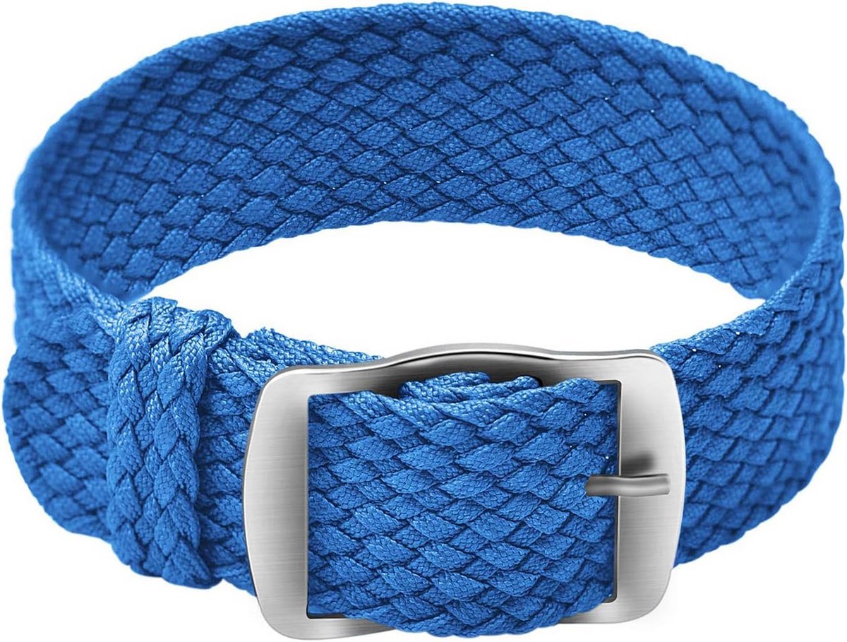 Nylon Horlogeband Geweven met Roestvrijstalen Gesp 14-22mm