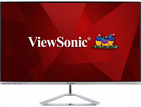 Viewsonic VX3276-MHD-3 LED-monitor 80 cm (31.5 inch) Energielabel G (A - G) 1920 x 1080 Pixel Full HD 4 ms DisplayPort, HDMI, VGA IPS LED