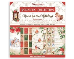Stamperia - Romantic Home for the Holidays 8x8 Inch Paper Pack (SBBS68)