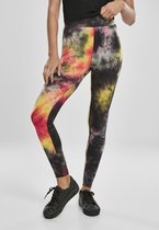 Urban Classics - Tie Dye High Waist Legging - XS - Multicolours