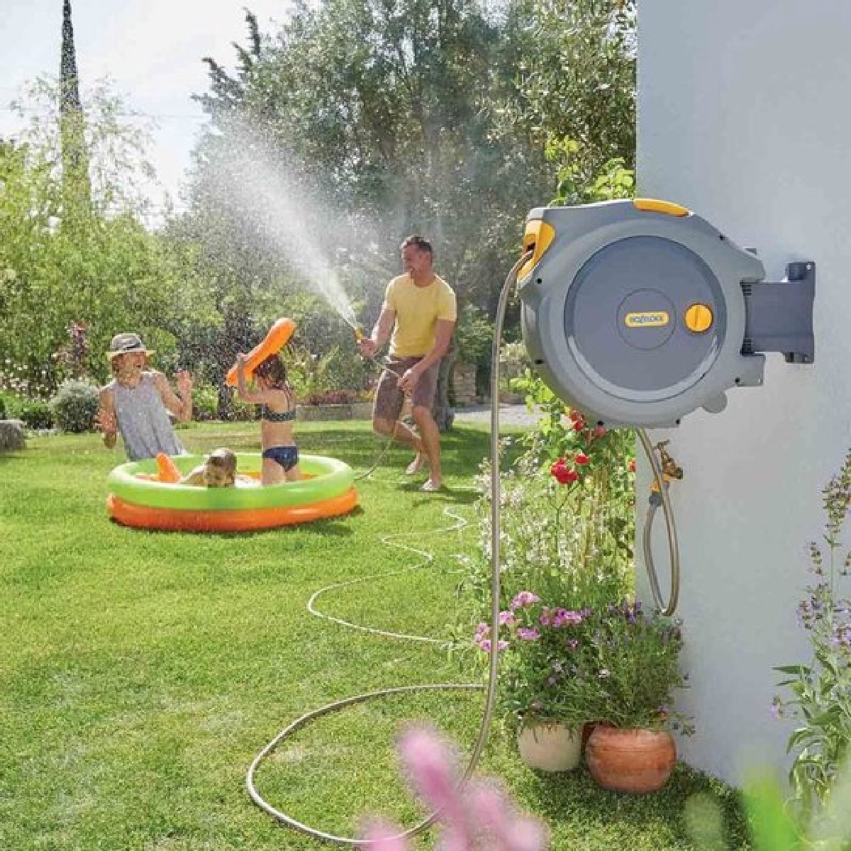 Hozelock Automatische slangenhaspel inclusief 25 meter slang – foto 2