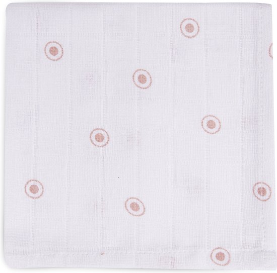 Jollein Monddoekje Hydrofiel Paisley & Halo - Rosewood- 2 Stuks van Jollein — afbeelding 5