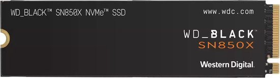 Western Digital Black SN850X - Interne SSD - NVMe - M.2 PCIe - 4 TB