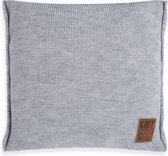 Sierkussen Knit Factory Uni - Grijs clair - 50x50